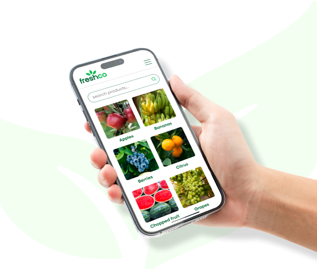 Freshco app on mobile phone